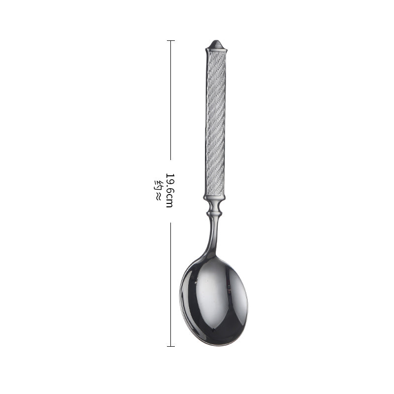 Restaurant Style Stainless Steel Flatware Set Durable Silverware in Bulk