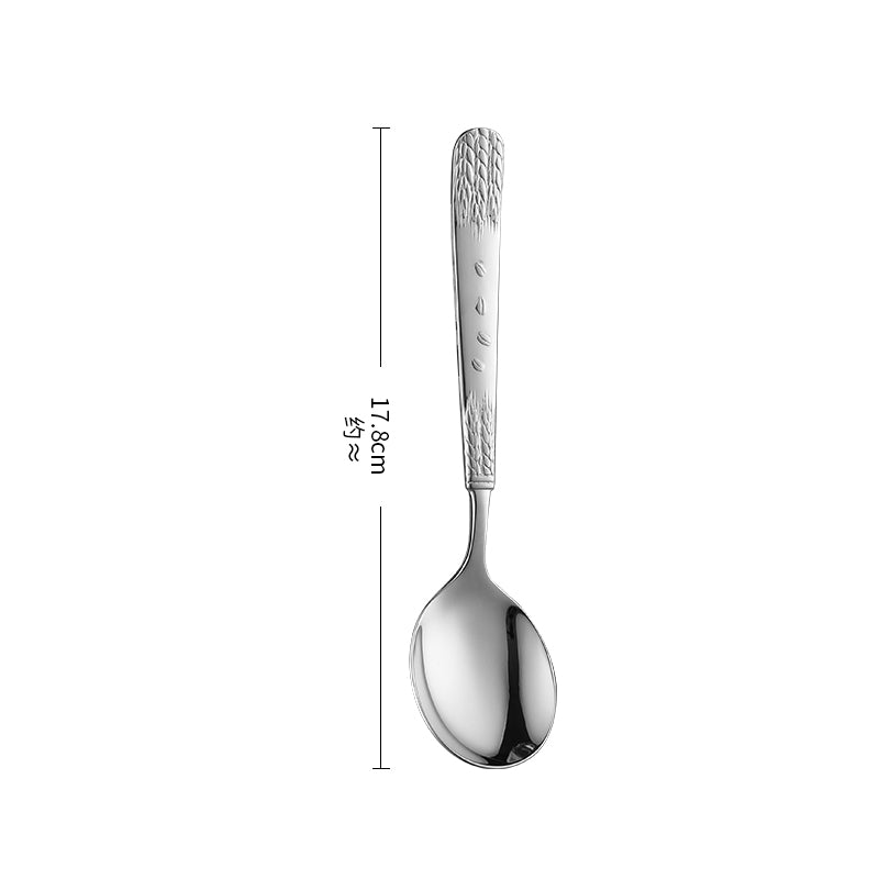 Custom Logo Stainless Steel Flatware Set High-End Silverware for Catering