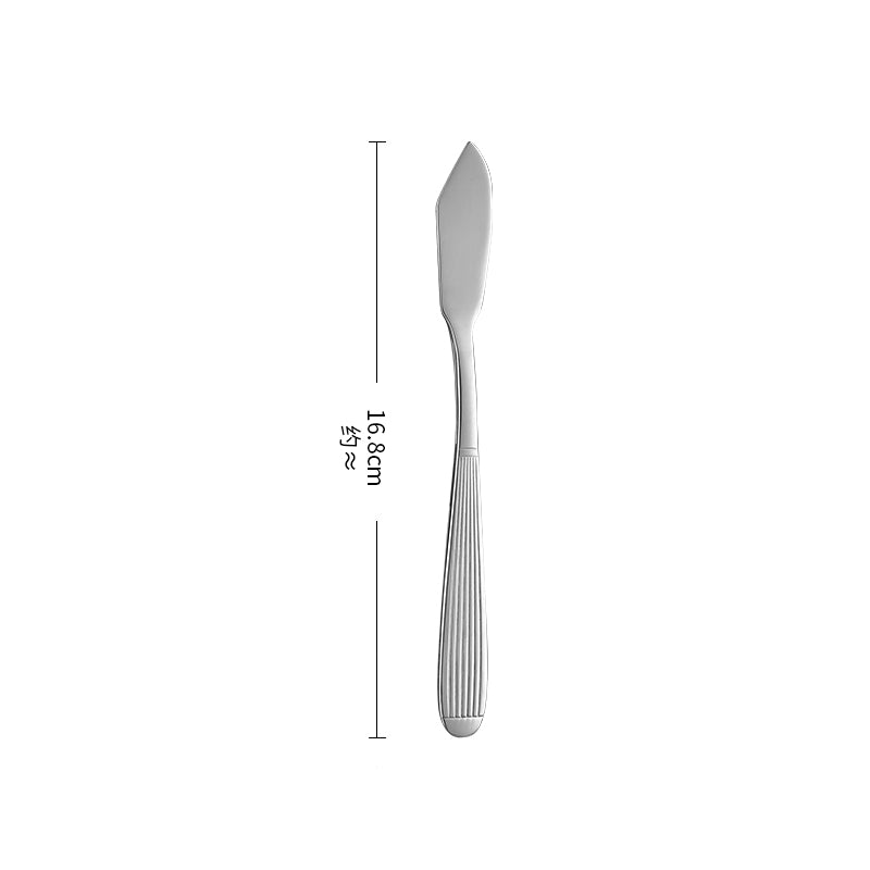 High-Density Mirror Polished Stainless Steel Cutlery Set 19-Piece Export Quality
