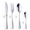 Buyer Star Hotel Wedding Flatware Stainless Steel Cutlery Silverware Spoon Set