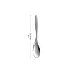 Buyer Star Flat Edge Cooking Spoon 18/8 Stainless Steel Serving Spoon Dinner Spoon Mixing Spoon