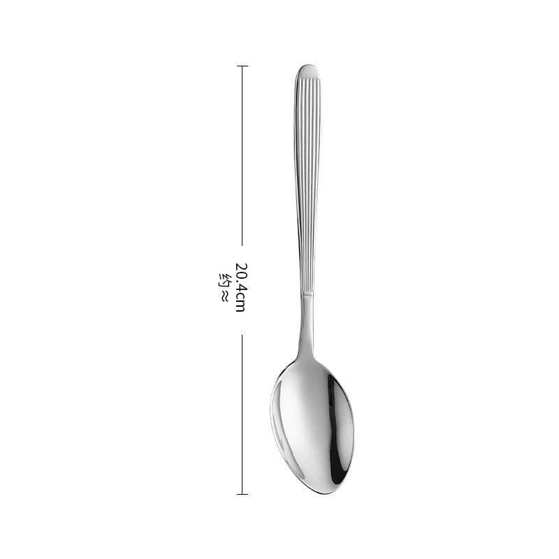 High-Density Mirror Polished Stainless Steel Cutlery Set 19-Piece Export Quality