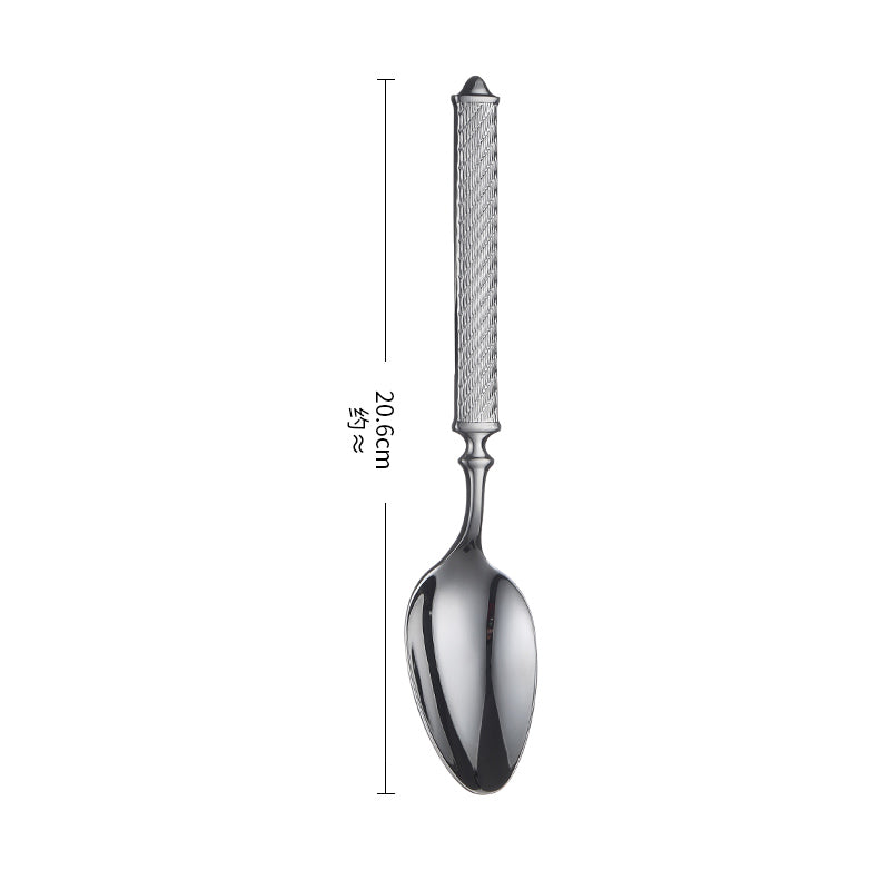 Restaurant Style Stainless Steel Flatware Set Durable Silverware in Bulk