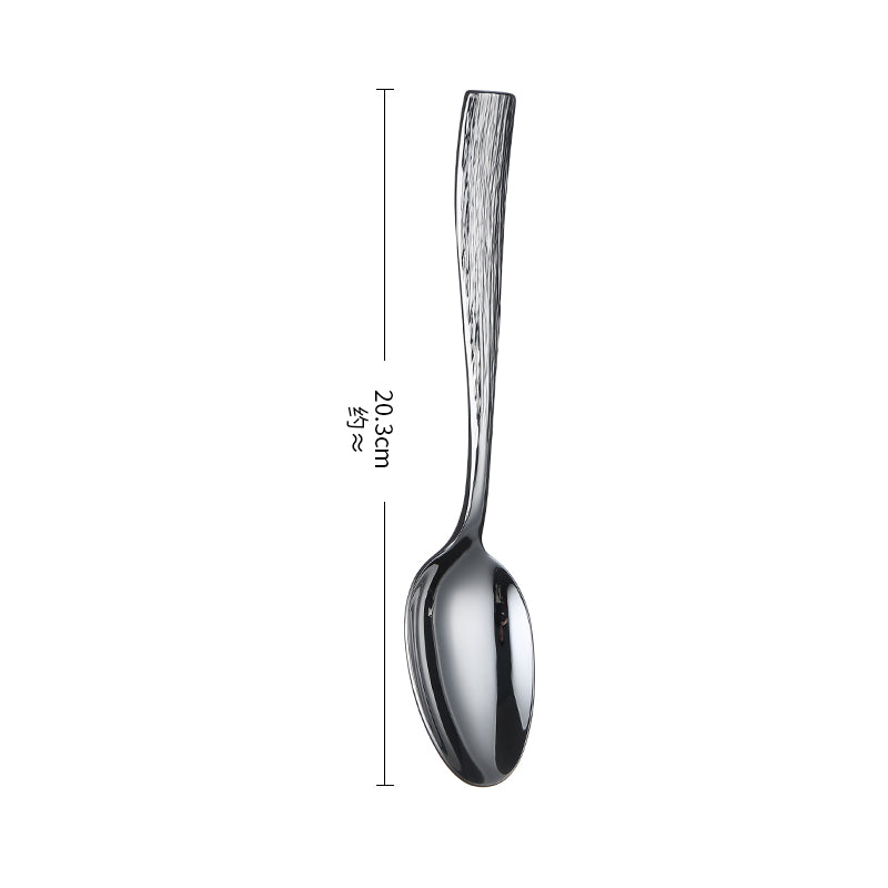Classic 15-Piece Stainless Steel Cutlery Set Family Size Silverware Pack + Public Spoon