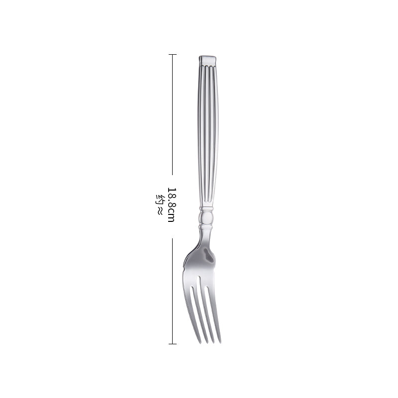Durable Restaurant Stainless Steel Flatware Set Stylish Modern Silverware in Bulk