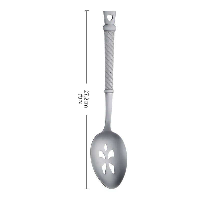 Kitchen Utensils Set, Large Cooking Utensils Set 9 Pcs Stainless Steel Spatula Soup Ladle Pasta Server Kitchen Gadgets Utensils Set