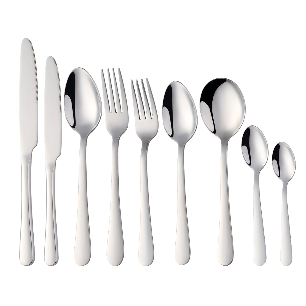 Wholesale Cheap Price High-grade stainless steel Tableware reusable cutlery set for restaurant hotel