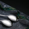6pcs Stainless Steel Flatware Korean Spoon Fork Chopsticks Gold Cutlery Gift Box Present for Christmas Wedding Birthday