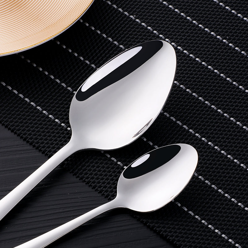 Buyer Star Bulk Silverware Fork Spoon Knife Flatware Set Stainless Steel 18/10 Utensils Cutlery Set For Hotel