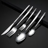 Wholesale Price Stainless Steel Wedding Banquet Plated Cutlery Silverware Flatware Spoon And Fork Set