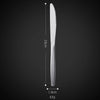 French Moonlight Wedding Cutlery Gold Silverware Elegant Flatware Set