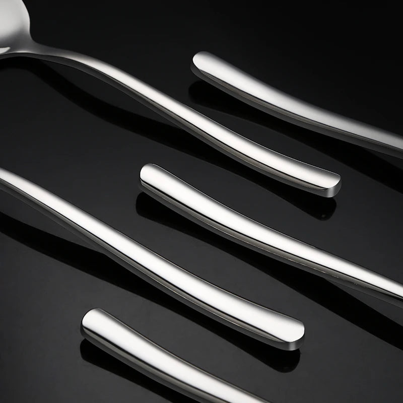 Buyer Star Stainless Steel Spoons Fork and Knife Set Hotel Restaurant Cutlery in Flatware Set