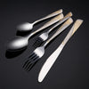 Wholesale Custom Restaurant Sliverware Mirror Polish Stainless Steel Flatware Spoons Forks And Knives Cutlery Set