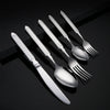 Luxury Flatware Matte Gold Painted Cutlery Set Stainless Steel