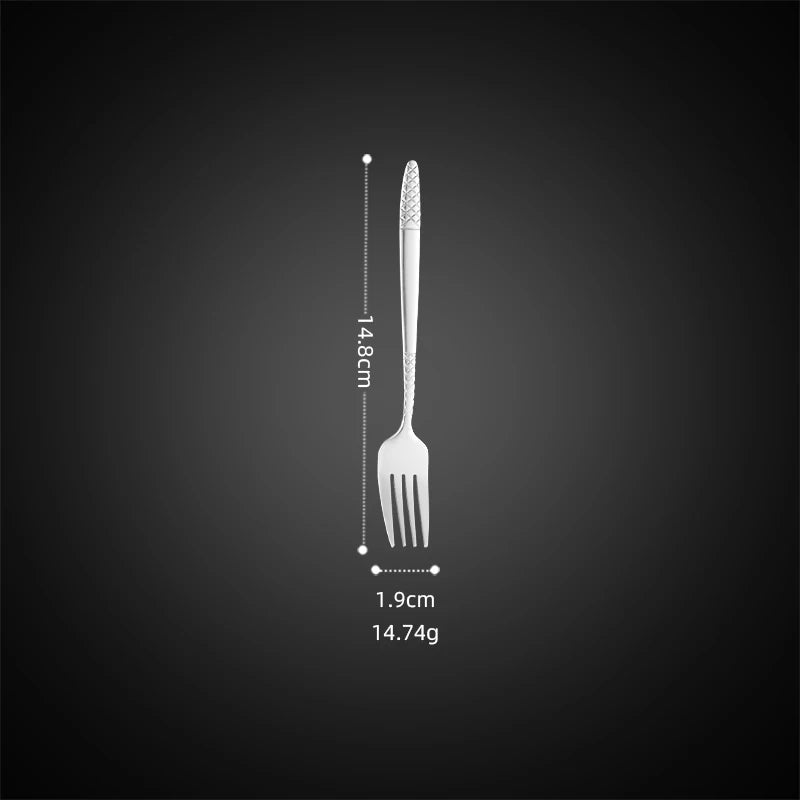 Wholesale Price Stainless Steel Wedding Banquet Plated Cutlery Silverware Flatware Spoon And Fork Set