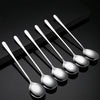 6pcs Stainless Steel Flatware Korean Spoon Fork Chopsticks Gold Cutlery Gift Box Present for Christmas Wedding Birthday