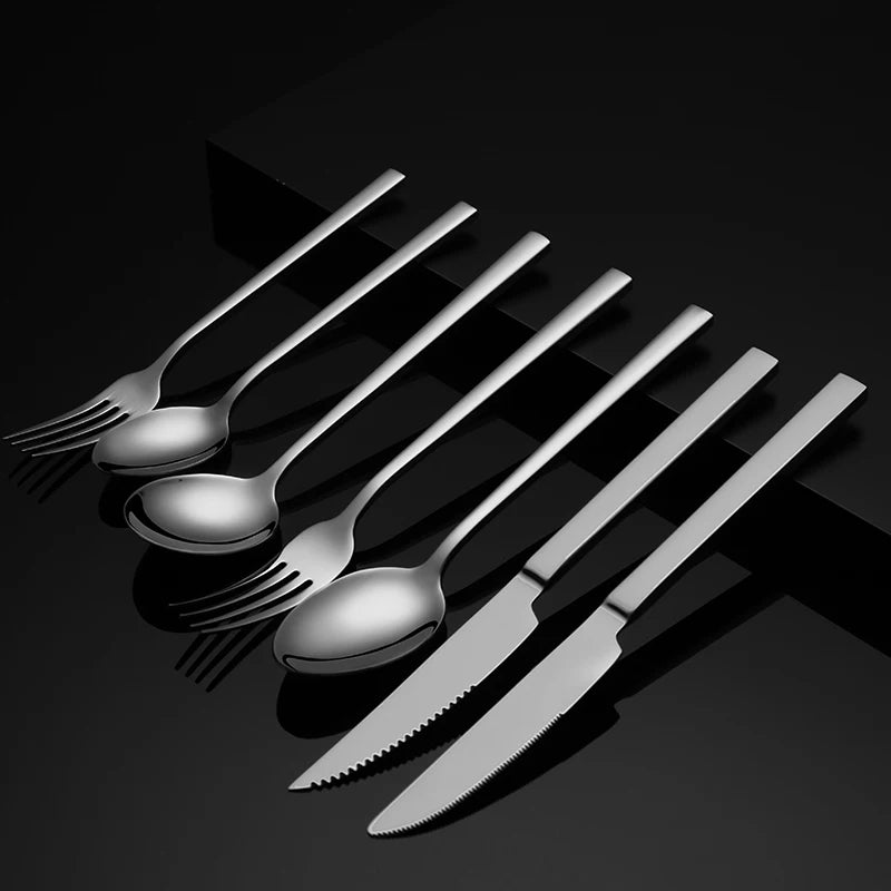 Factory Direct High Quality Middle east luxury Silverware Stainless Steel Flatware cutlery Sugar spoon