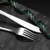 French Moonlight Wedding Cutlery Gold Silverware Elegant Flatware Set
