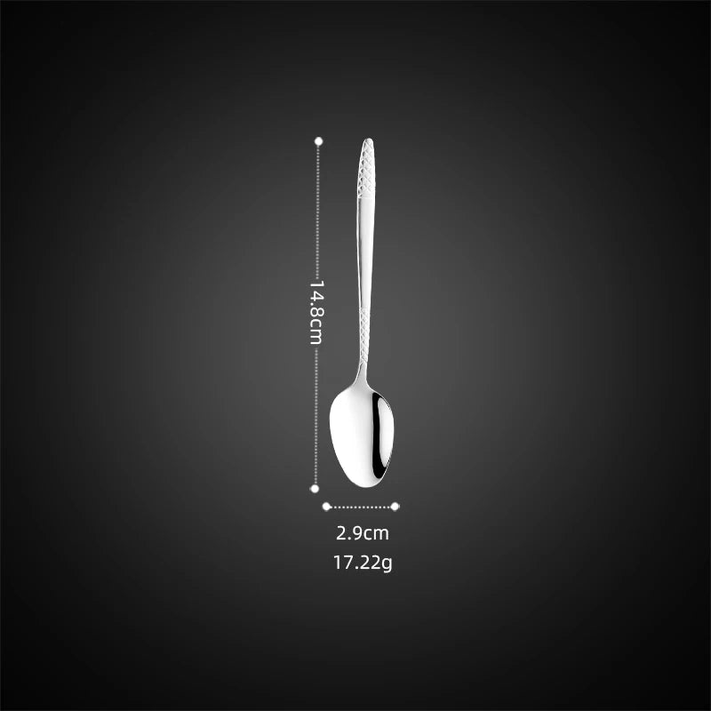 Wholesale Price Stainless Steel Wedding Banquet Plated Cutlery Silverware Flatware Spoon And Fork Set