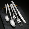 High and luxury handle wedding stainless steel vintage cutlery set flatware for rental