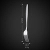 French Moonlight Wedding Cutlery Gold Silverware Elegant Flatware Set