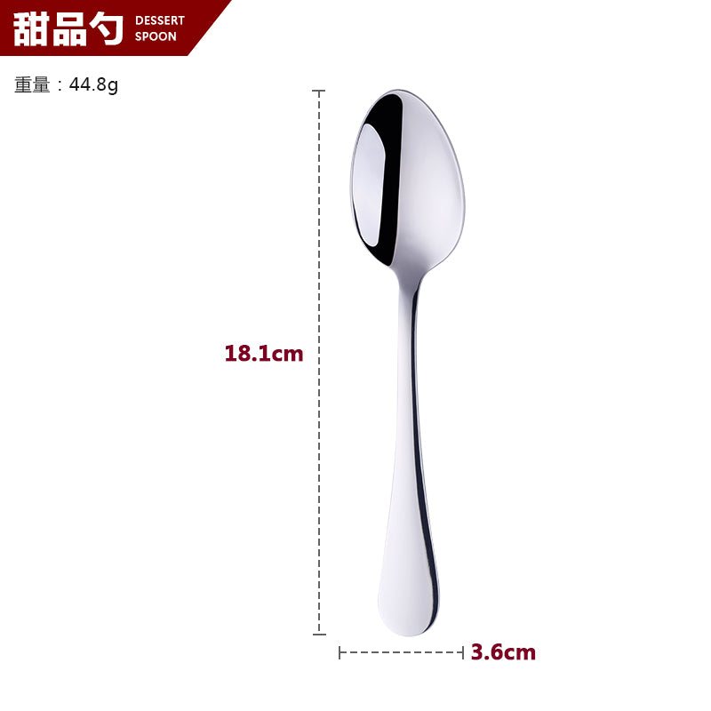 Buyer Star Bulk Silverware Fork Spoon Knife Flatware Set Stainless Steel 18/10 Utensils Cutlery Set For Hotel