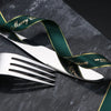 Wholesale Custom Restaurant Sliverware Mirror Polish Stainless Steel Flatware Spoons Forks And Knives Cutlery Set