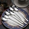 6pcs Stainless Steel Flatware Korean Spoon Fork Chopsticks Gold Cutlery Gift Box Present for Christmas Wedding Birthday