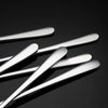 6pcs Stainless Steel Flatware Korean Spoon Fork Chopsticks Gold Cutlery Gift Box Present for Christmas Wedding Birthday