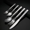 High and luxury handle wedding stainless steel vintage cutlery set flatware for rental