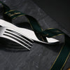 High and luxury handle wedding stainless steel vintage cutlery set flatware for rental