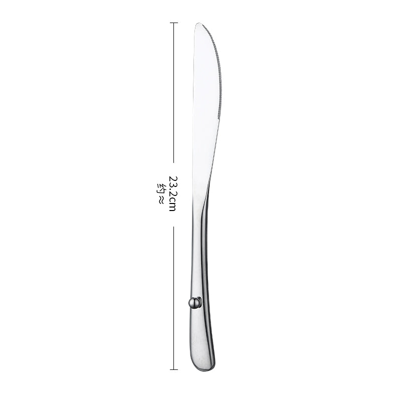 Buyer Star Silverware Set Stainless Steel Flatware Cutlery Set for Kitchen Restaurant Hotel Fancy Eating Utensils Tableware