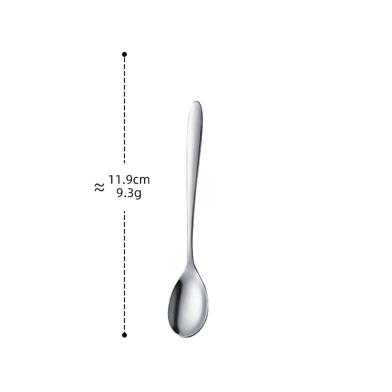 Dessert Forks and Spoons Silverware Set, Stainless Steel Mini Forks and Spoons Mini Coffee Spoons Teaspoon for Kitchen Party
