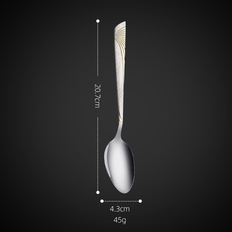 Wholesale Custom Restaurant Sliverware Mirror Polish Stainless Steel Flatware Spoons Forks And Knives Cutlery Set