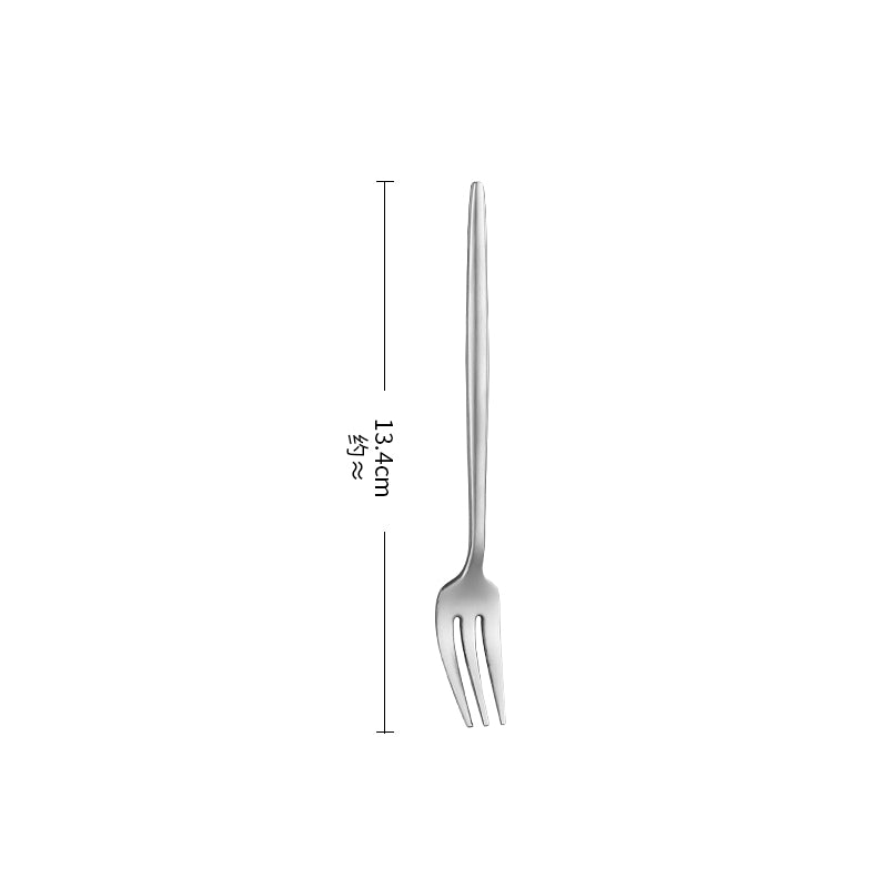Minimalist Nordic Style High Quality Stainless Steel Knife Fork Spoon Set 9-Piece Household Use
