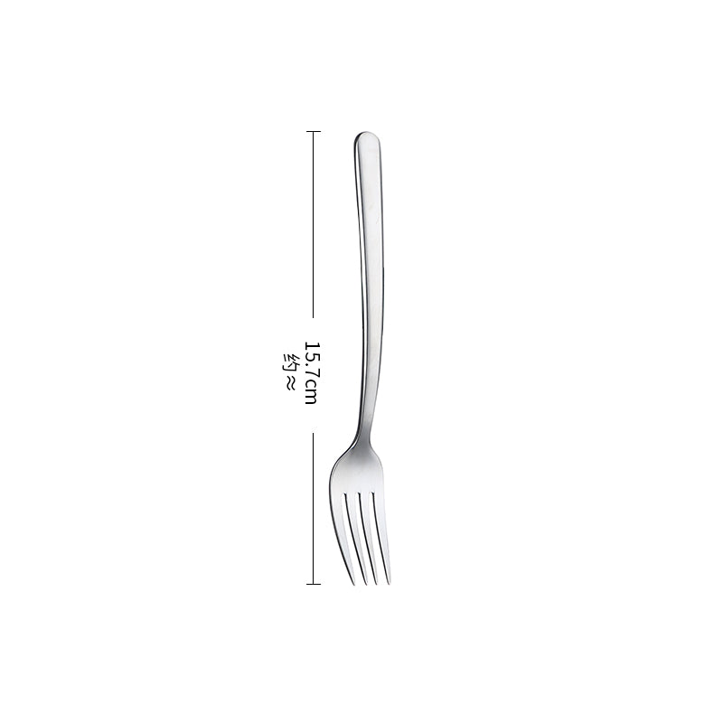 Stylish Handle Stainless Steel Flatware Set Modern Dining Silverware Pack