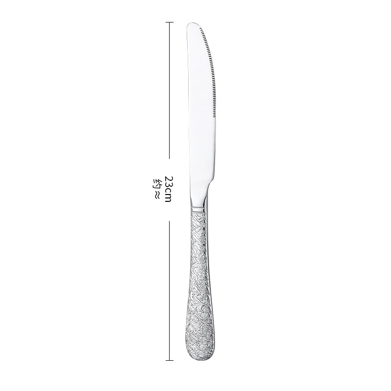 Premium Stainless Steel Tableware Engraved Customizable Wedding Stainless Steel Cutlery Set