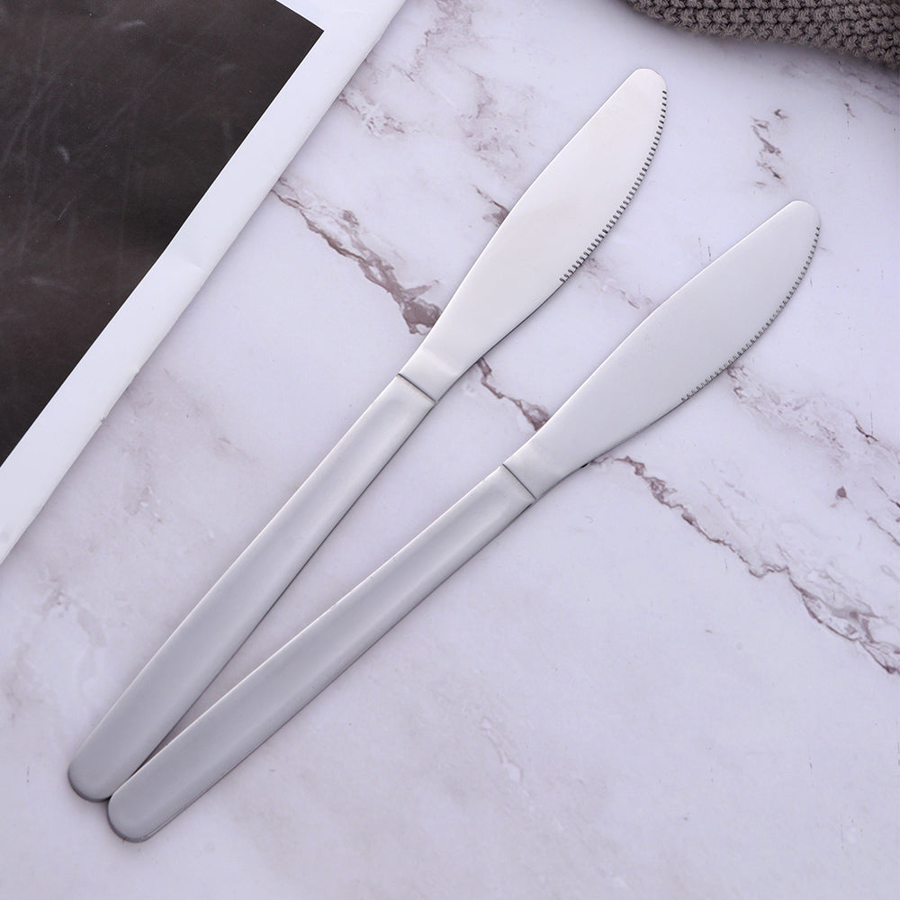 Amazon Hot Sale Stainless Steel Cutlery Set Knife Fork Spoon and Chopsticks with Elegant Packing