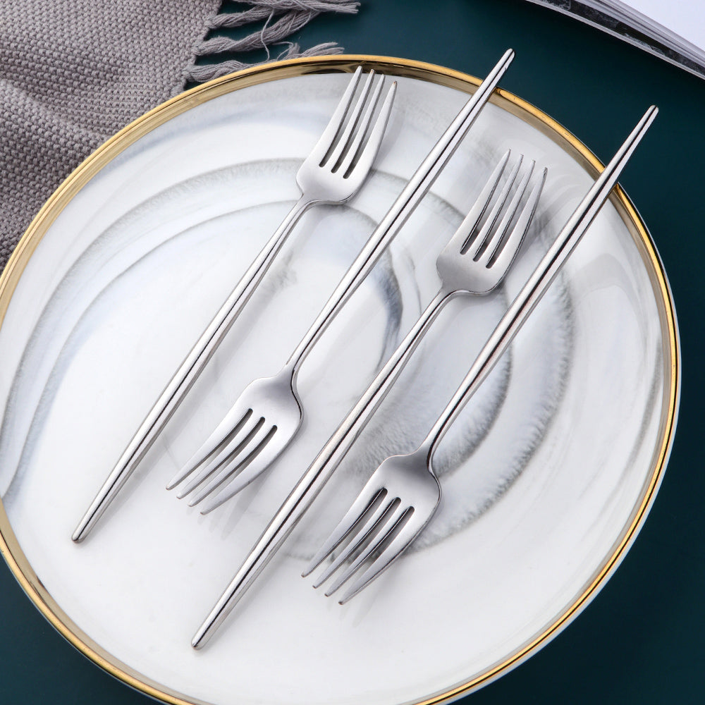 Buyer Star Hot Sale Mirror Polish Tableware Set for Wedding Party with Elegant Packing