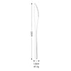 Amazon Hot Sale Silver Cutlery Set Knife Fork and Spoon  with Elegant Packing