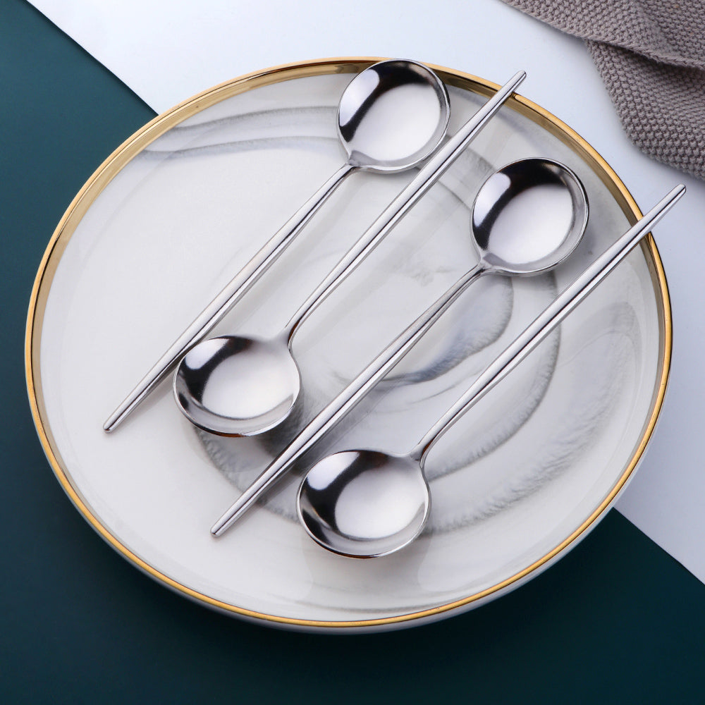 Buyer Star Hot Sale Mirror Polish Tableware Set for Wedding Party with Elegant Packing