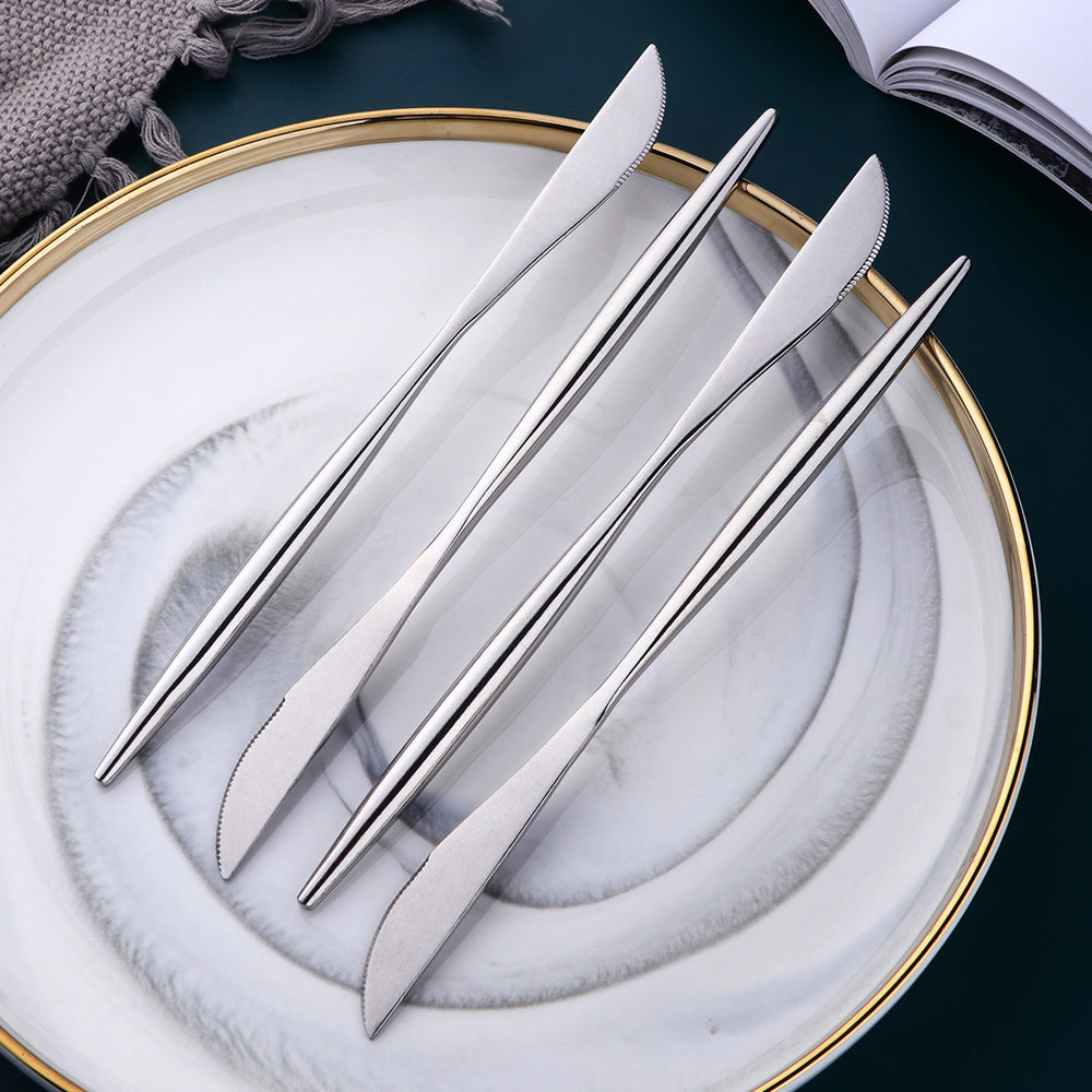 Buyer Star Hot Sale Mirror Polish Tableware Set for Wedding Party with Elegant Packing