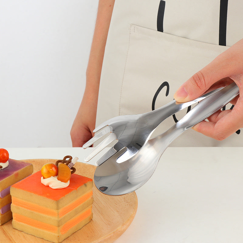 Kitchen Tongs Stainless Steel  Cooking  Food Tongs Toaster Grill BBQ Tong