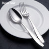 18/10 silver 5 pieces cutlery set Stainless steel gold Flatware Sets 5 Set/Sets(Min. Order)