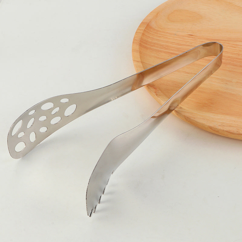 Kitchen Tongs Stainless Steel  Cooking  Food Tongs Toaster Grill BBQ Tong