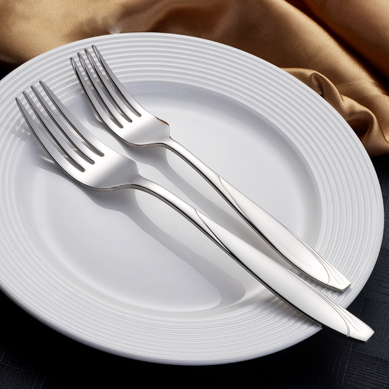 18/10 silver 5 pieces cutlery set Stainless steel gold Flatware Sets 5 Set/Sets(Min. Order)