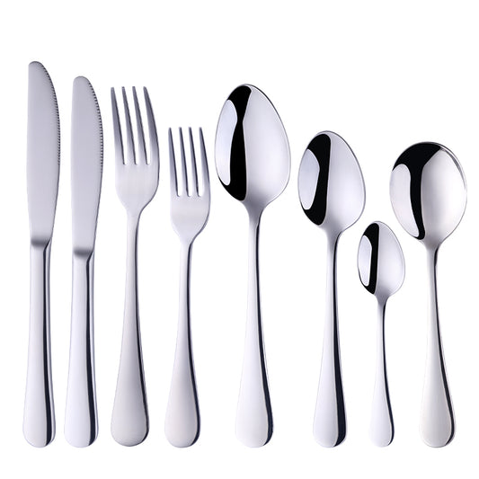 Outlet store  Reusable dinner set cutlery set stainless steel spoon fork knife