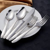 Outlet store  Luxury hotel restaurant new 5 pieces stainless steel cutlery set with box