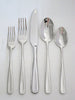 Outlet store  Luxury hotel restaurant new 5 pieces stainless steel cutlery set with box