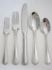 Outlet store  Luxury hotel restaurant new 5 pieces stainless steel cutlery set with box